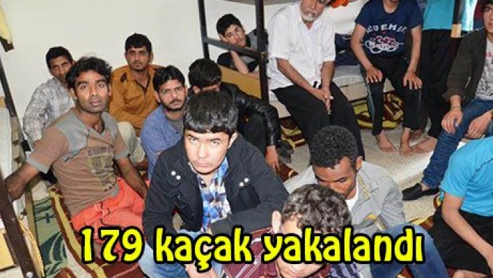 179 kaçak yakalandı