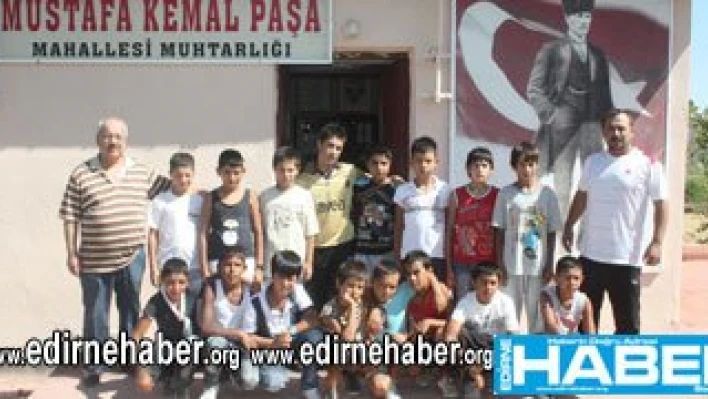 Futbol ile eğitim görecekler