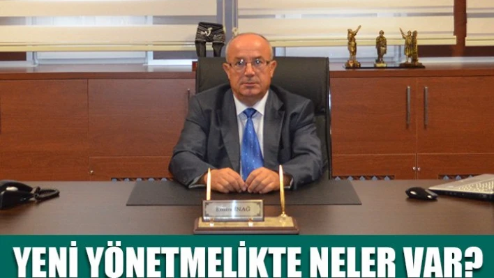 Yönetmelik yürürlüğe girdi
