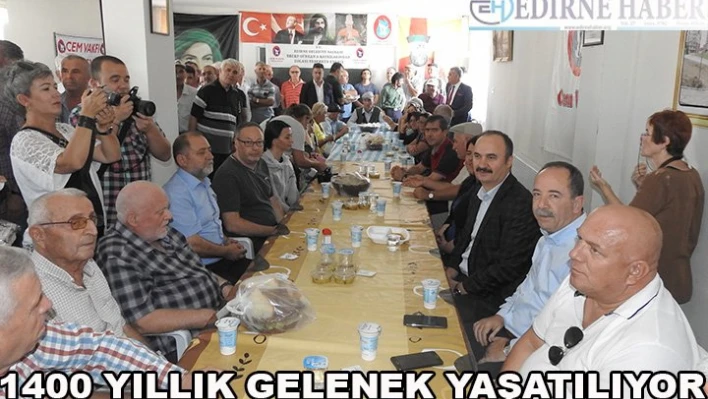 1400 yıllık gelenek yaşatılıyor