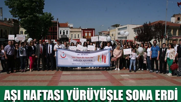 Aşı Haftası kutlandı
