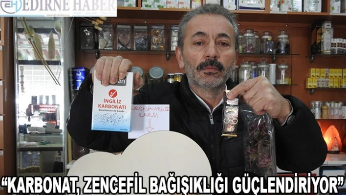 'Karbonat, zencefil bağışıklığı güçlendiriyor'