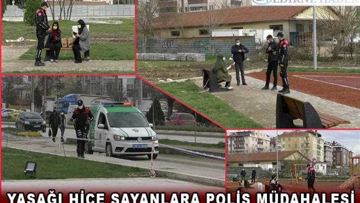 Yasağı Hiçe Sayanlara Polis Müdahalesi