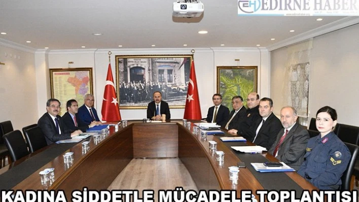 Kadına şiddetle mücadele toplantısı