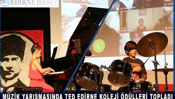 Müzik Yarışmasında TED Edirne Koleji ödülleri topladı 