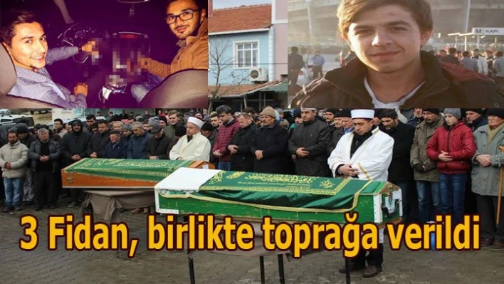 Aynı araçta, öldüler, aynı mezarlığa gömüldüler