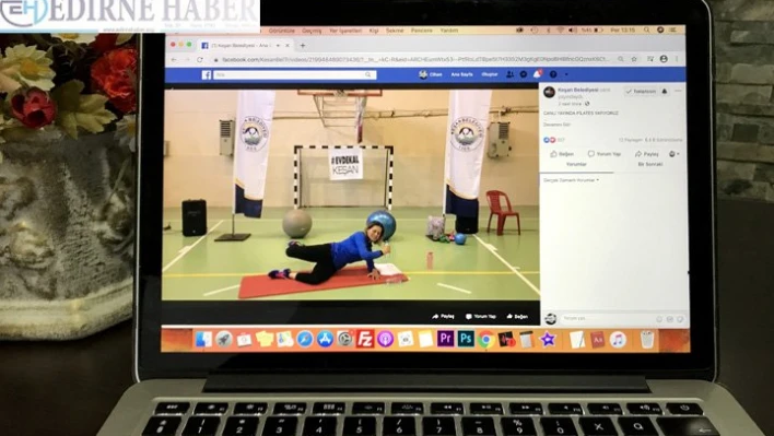 'Hayatı eve sığdıranlara' online pilates eğitimi veriliyor