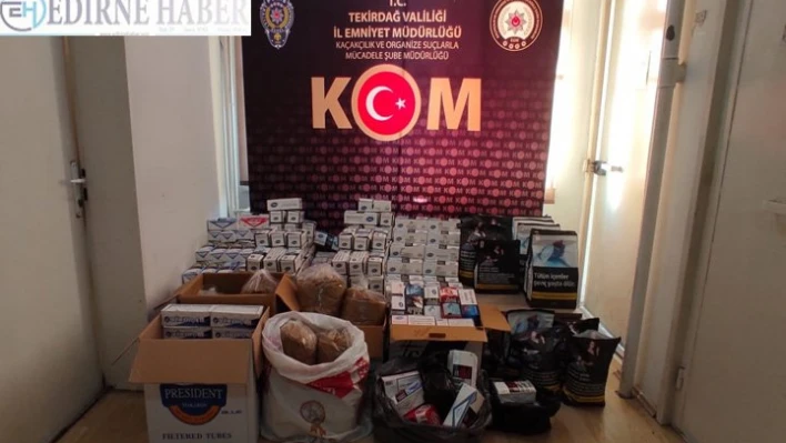 50 bin makaron ele geçirildi