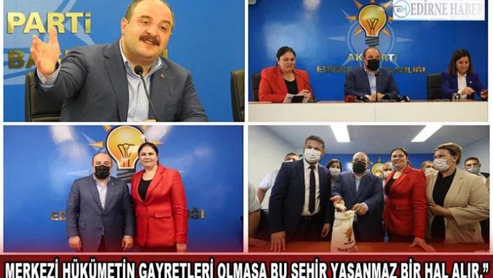 Varank 'Emin olun merkezi hükümetin gayretleri olmasa bu şehir yaşanmaz bir hal alır'