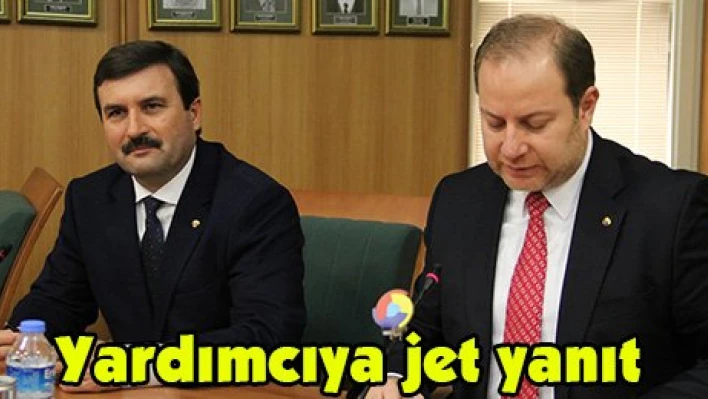 Yardımcıya jet yanıt