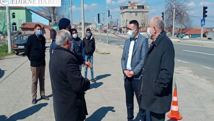 Kaymakam Yılmaz, dezenfekte çalışmalarını inceledi