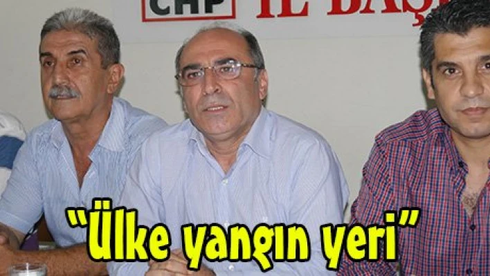 'Ülke yangın yeri'