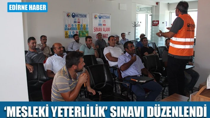 Yeterlilik yoksa, meslekte yok