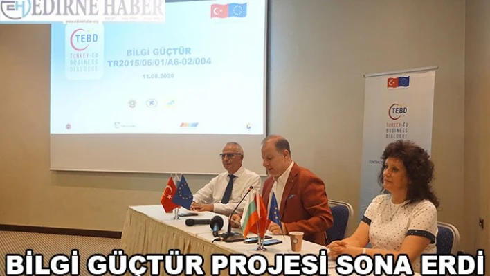 BİLGİ GÜÇTÜR PROJESİ SONA ERDİ