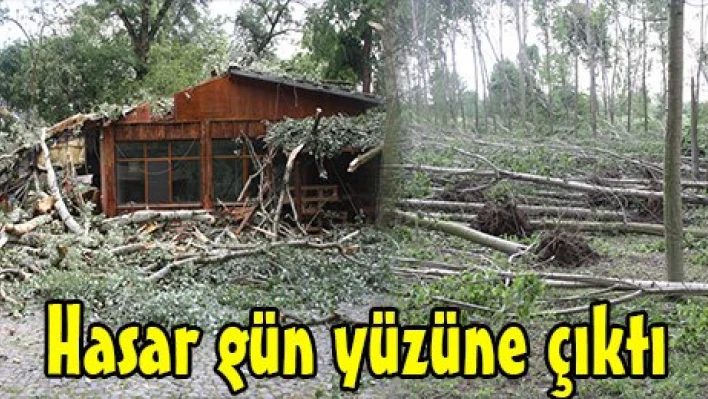 Hasar gün yüzüne çıktı