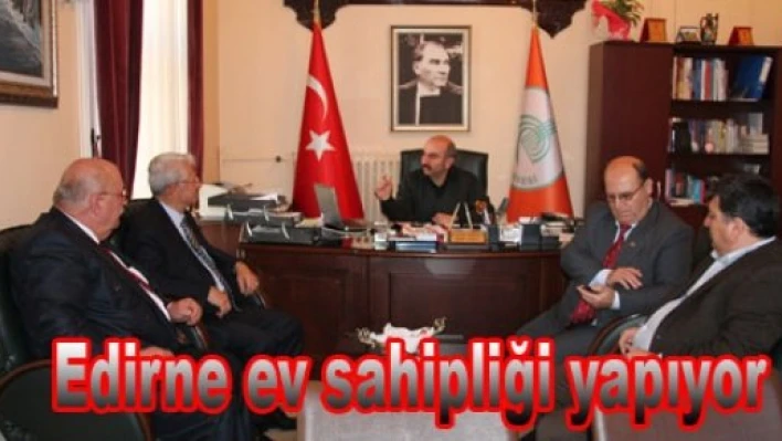 Başkandan başkan yardımcısına ziyaret