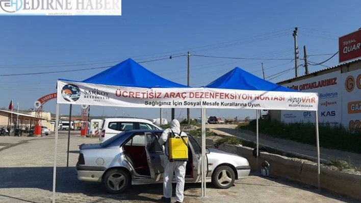 'Mobil Dezenfeksiyon İstasyonu' kuruldu