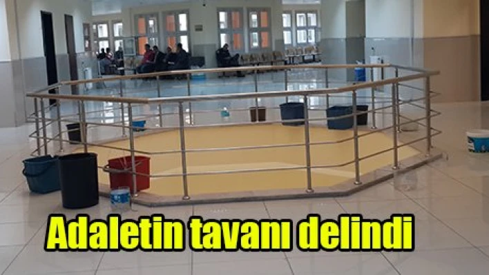 Adaletin tavanı delindi