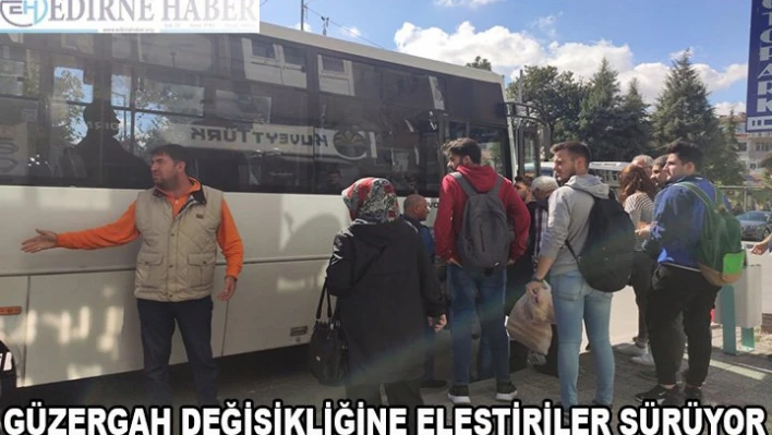 ETUS güzerg&acirch değişikliklerine eleştiriler sürüyor