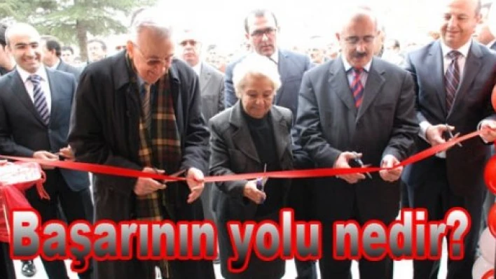 “Başarının yolu çok çalışmaktır”