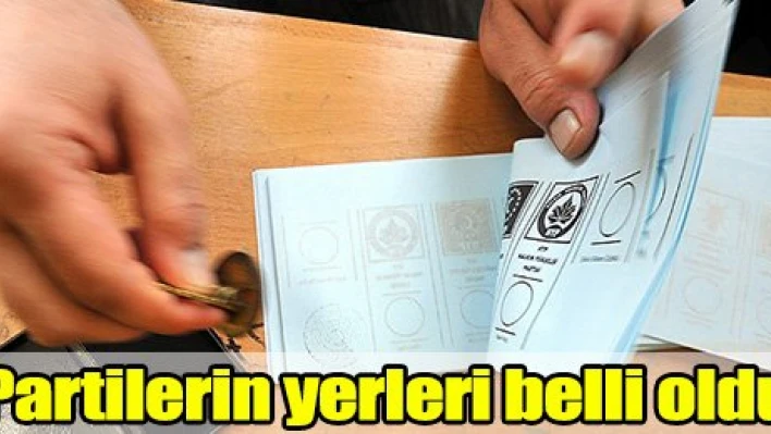 Partilerin oy pusulasında yerleri belli oldu
