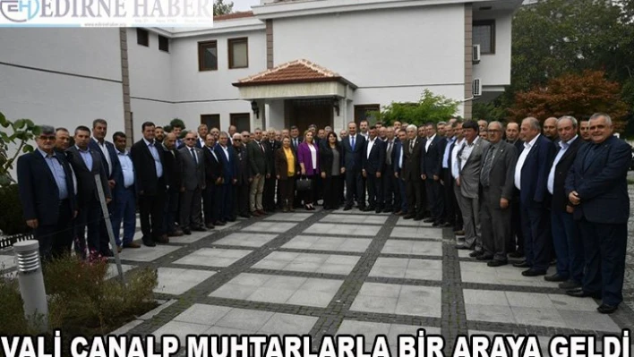 Vali Canalp, Muhtarlarla Kahvaltıda Bir araya Geldi