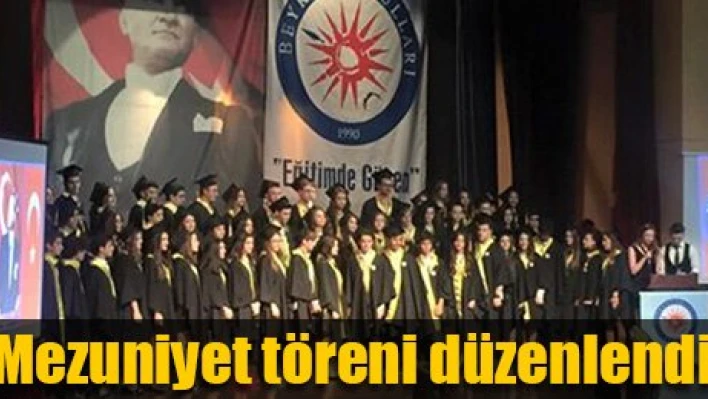 Beykent Kolejinde mezuniyet coşkusu