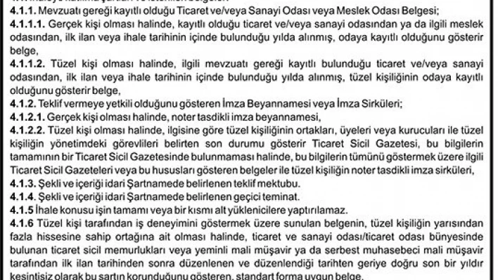 Araç Kiralama Hizmeti Alınacaktır