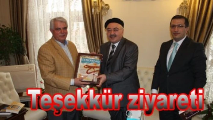 Sedefçi’ye Semerkand ziyareti