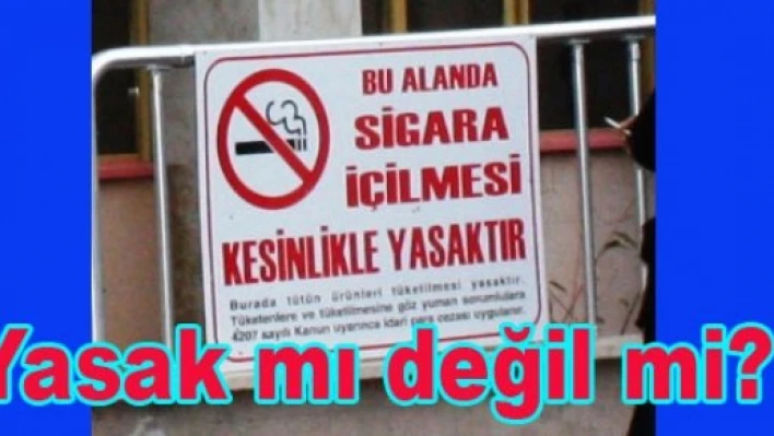 Yasaklara kimse uymuyor