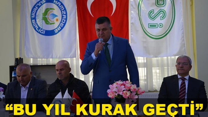 'Kurak bir yıl'