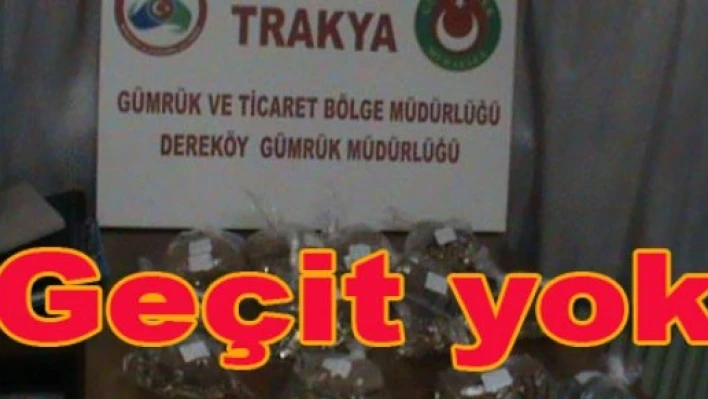 Kapılar kaçakçıya geçit vermiyor