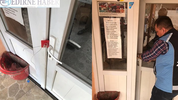 Kurala uymayan işyerleri mühürlendi