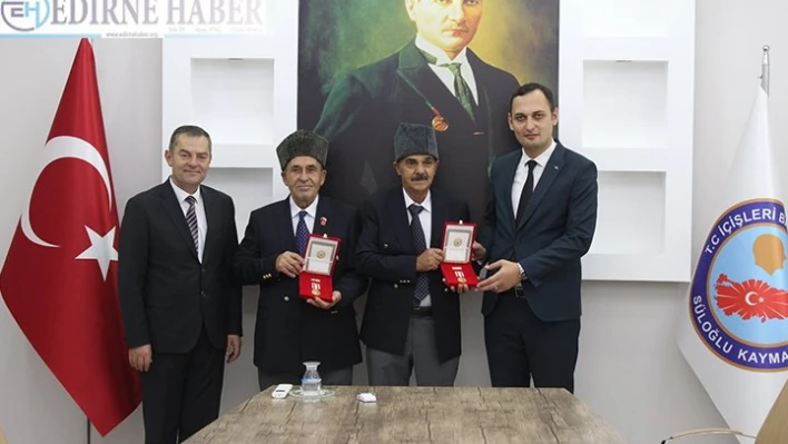 Kıbrıs gazilerine madalya takdim edildi