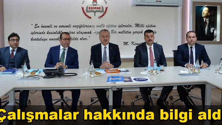 Özdemir'e brifing verildi