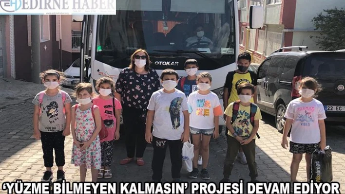 â€˜Yüzme bilmeyen kalmasın' projesi devam ediyor
