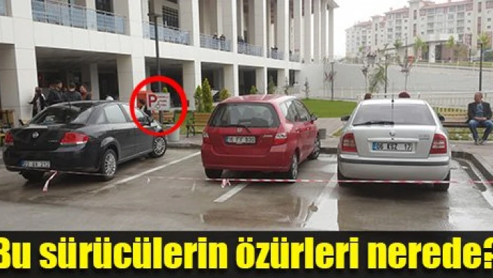 Özürleri nerede?