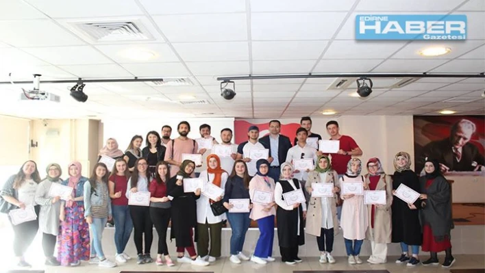 Öğrenciler ilk yardım sertifikası aldı