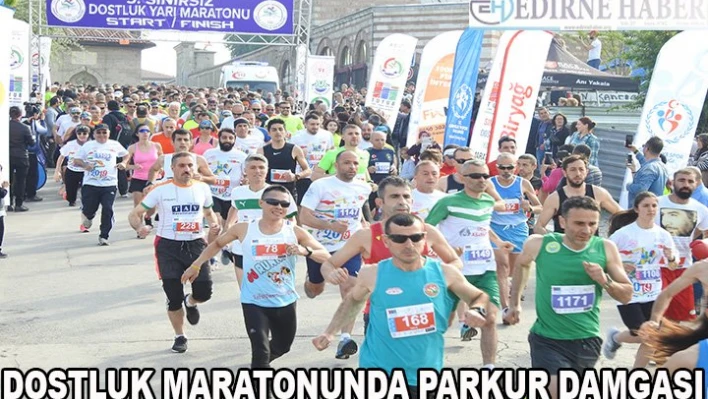 Dostluk Maratonunda Parkur Damgası