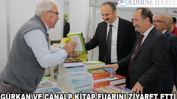 Kitap fuarını ziyaret ettiler