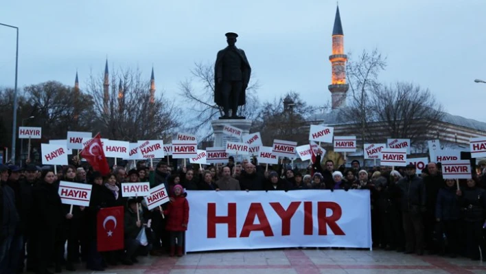 Eylem yaptılar