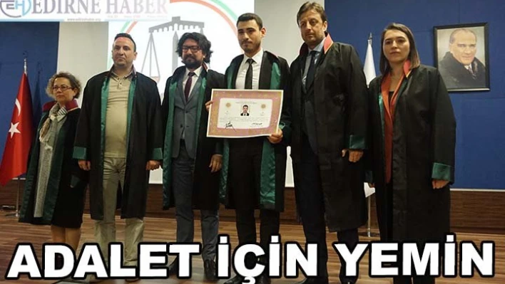 Adalet için yemin