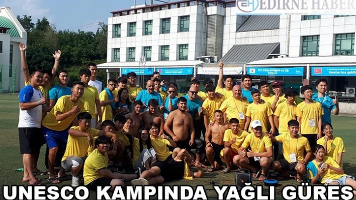 Yağlı güreş UNESCO kampında tanıtıldı