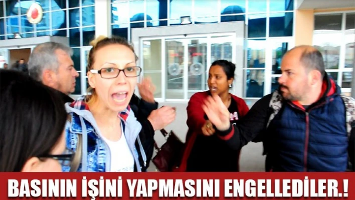 Gazetecilere çirkin saldırı