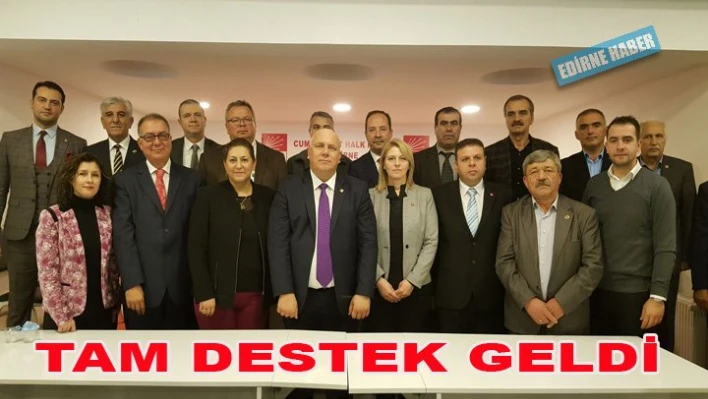Pekcanlı'ya tam destek