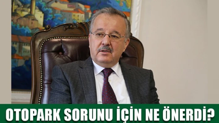 'Okul bahçeleri otopark olabilir'