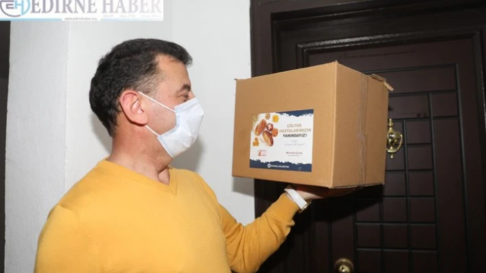 Çölyak hastalarına glutensiz gıda paketi yardımı yaptı