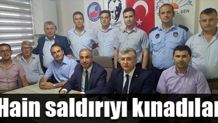 Terörü lanetlediler