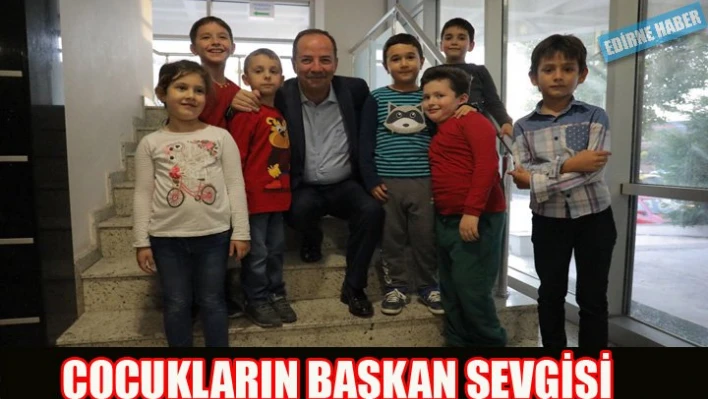Çocukların Başkan sevgisi