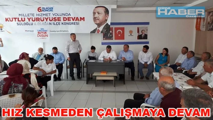 Hız kesmeden sahaya indiler